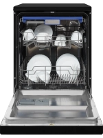 Посудомоечная машина Hiberg F68 1430 B отдельностоящая в черном цвете