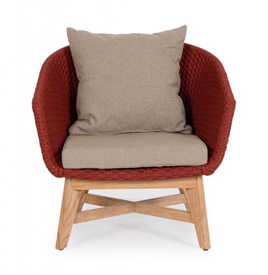 Комплект деревянной плетеной мебели Coachella