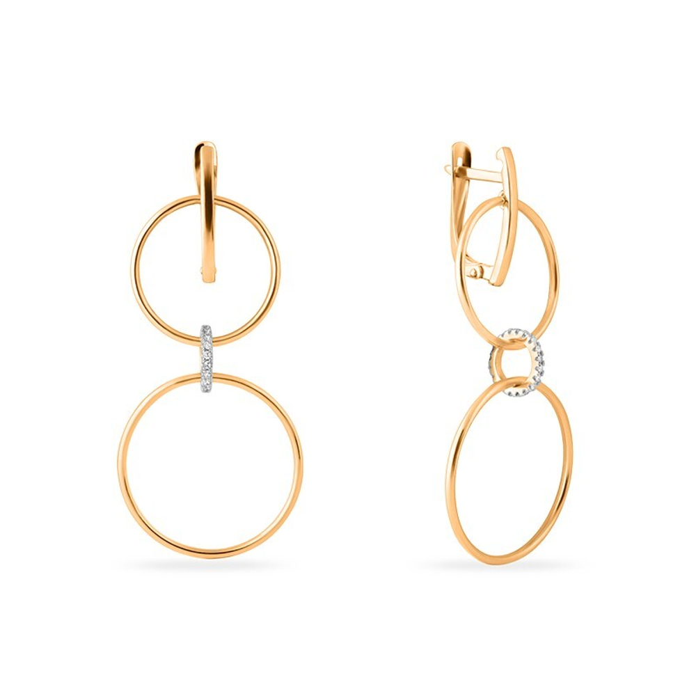 Серьги из золота 585 пробы
