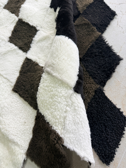 Покрывало меховое ковер из шкуры овчины