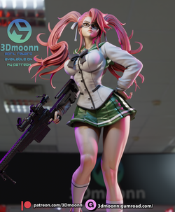 Сая Такаги Школа мертвецов Highschool of the Dead - Saya Takagi hotd Фигурка