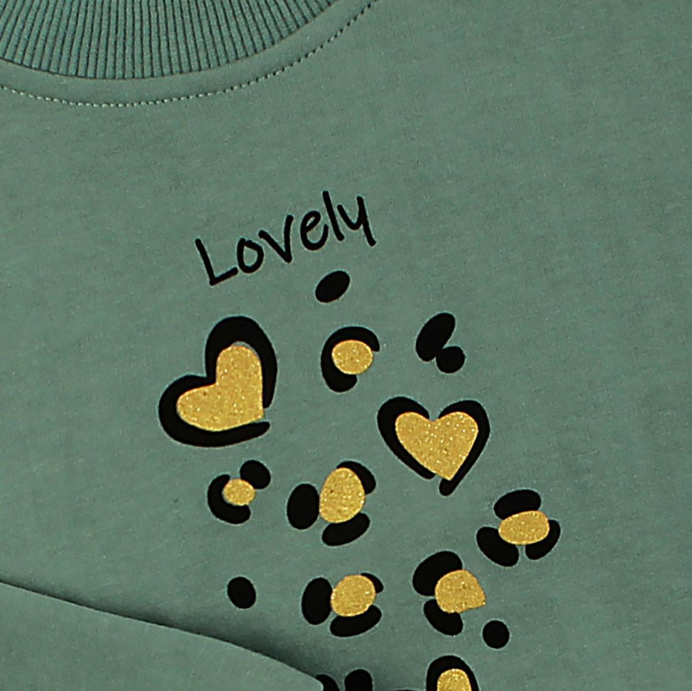 Джемпер д/девочки р.140 M0987FN-7/10 св.хаки (Такро)