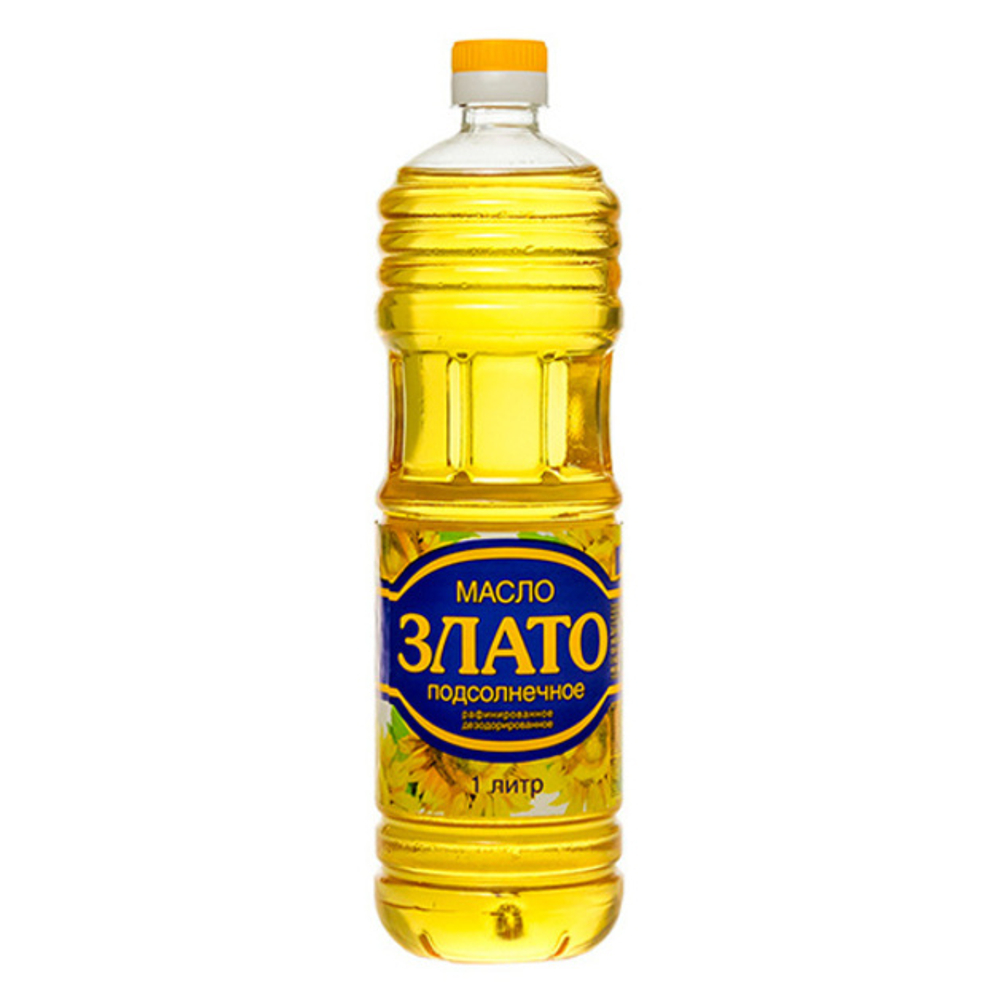 Масло подсолнечное рафинированное «Злато» - 1 л