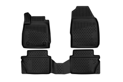 Коврики в салон для FORD Fiesta (Mk6r, Mk7, Mk7r), 2012-2019, 2017-, 4 шт. (Повышенная устойчивость, повышенн FORMAT.3D1658210K
