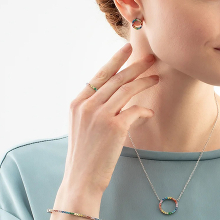 Кольцо Coeur de Lion Multicolour Silver 0146/40-1517 60