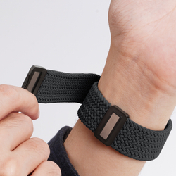 Эластичный ремешок черного цвета (Midnight) для смарт часов Apple Watch размером 42, 44, 45, 46, 49MM, серия Mixture Ultra Series от Dux Ducis