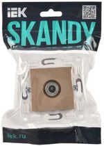 SKANDY Розетка TV оконечная SK-A12Sa песочный IEK