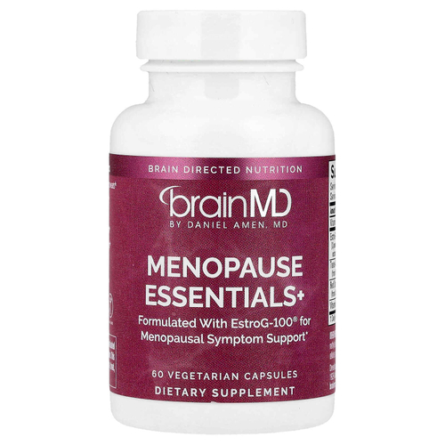 BrainMD, Menopause Essentials +, 60 вегетарианских капсул