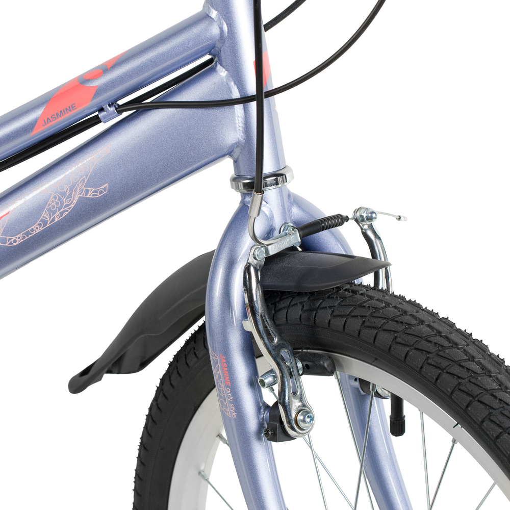 Велосипед 20" FOXX JASMINE 6ск., V-Brake, голубой