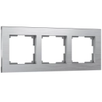 Рамка на 3 поста Aluminium (алюминий) W0031706