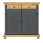 Обувница 106х43х105, Хельсинки, комод в прихожую, тумба для обуви и вещей, массив сосны, Dipriz