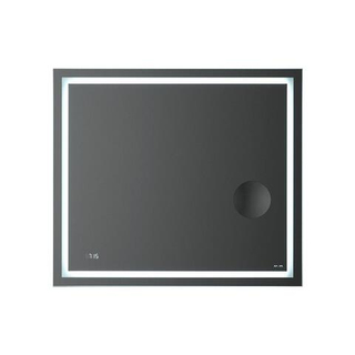 Универсальное зеркало с контурной Led-подсветкой, часами и косметическим зеркалом, 80 см AM.PM Gem M91AMOX0803WG