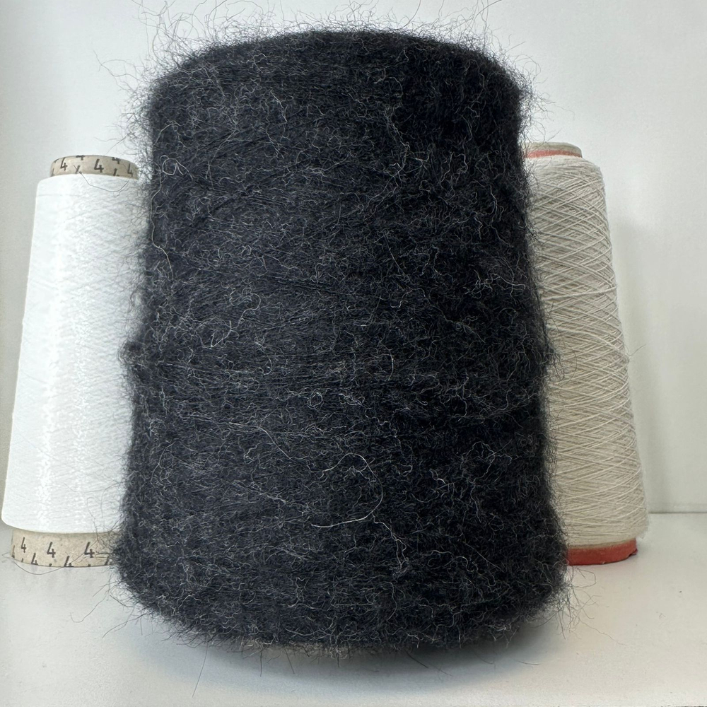 GANT - STOCK ITALY; 51% кидмохер, 19% альпака, 30% п/а; 1000м/100гр; цвет: Антрацит