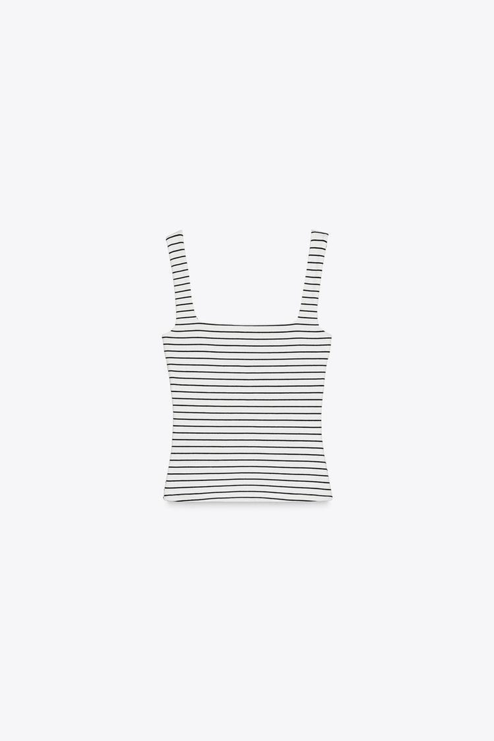 ZARA ТОП С ШИРОКИМИ БРЕТЕЛЯМИ, ПОЛОСКИ