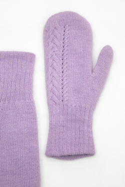 Варежки В028-05 сиреневые
