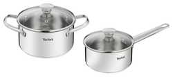 Набор посуды Tefal Cook Eat 4 предмета 1,5/2,2л 16/18см B9214S04