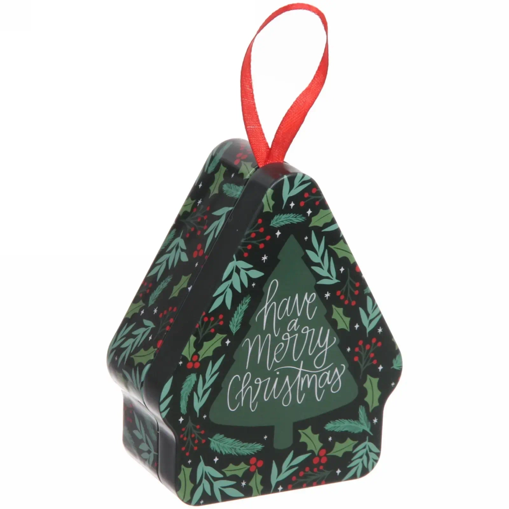 Банка жестяная «Домик» 10,5*8,5*4см ягоды