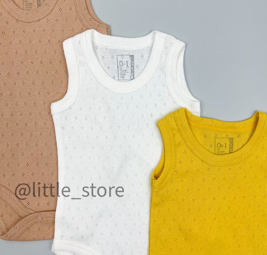 Боди-маечки ажурные (Цитрус, Молочный, Латте)