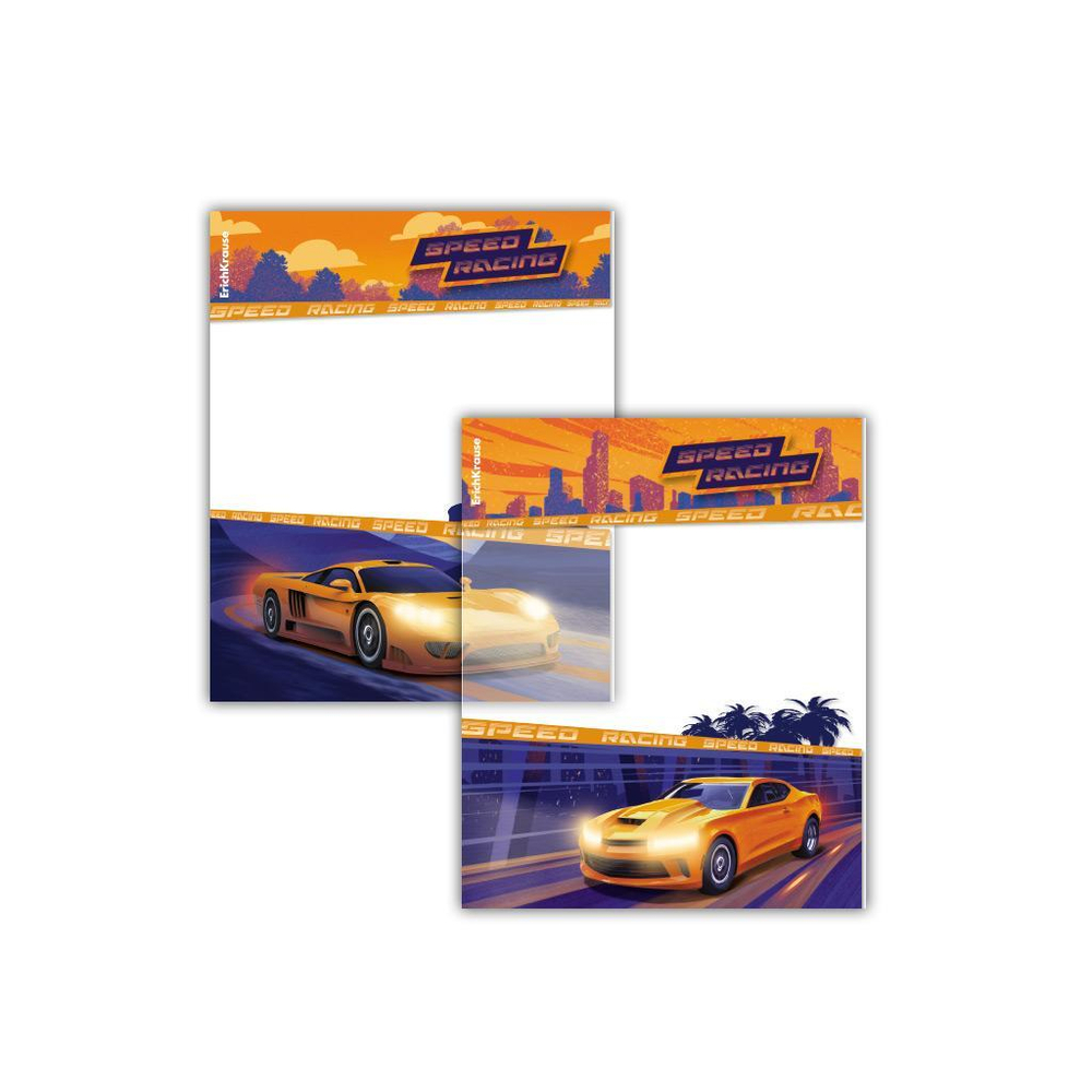 Обложки пластик. для тетрадей, дневников 12 шт. 212х347мм "Sport Car" (ErichKrause)