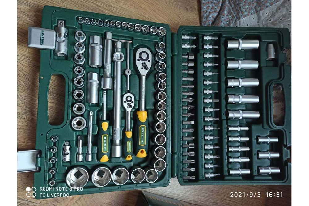 Набор торцовых головок SUPER LOCK 108 предметов KRAFTOOL EXPERT QUALITAT 27888-H108_z03