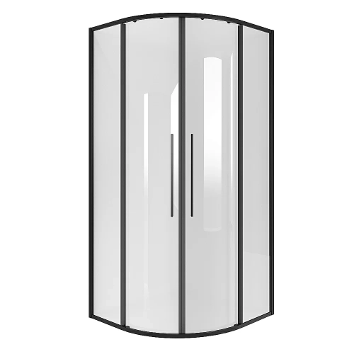 Душевой уголок Niagara Nova NG-6826-34BLACK 90х90 стекло прозрачное/профиль черный матовый
