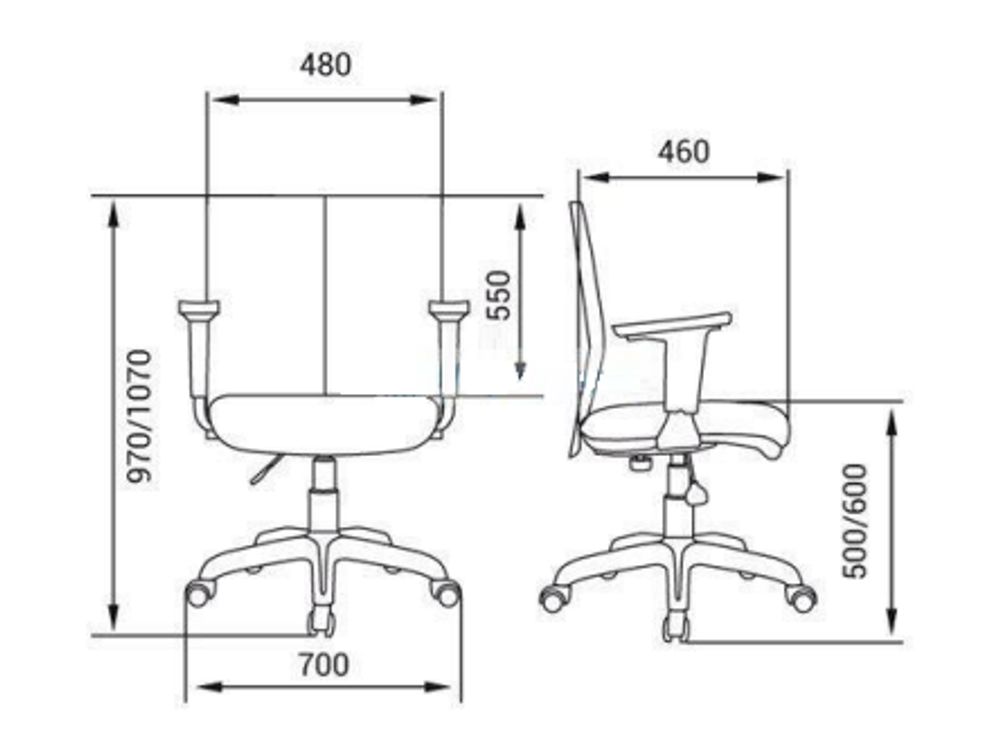 Кресло для руководителя МАЙК PC 900 ХРОМ КОРОТКИЙ