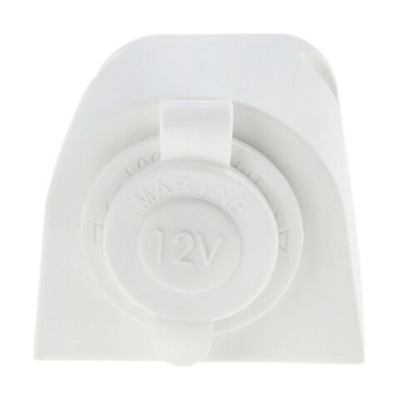 Разъем прикуривателя для крепления на приборной панели, белый