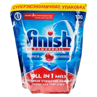 Таблетки для ПММ Finish Powerball All in 1 Max 100 шт/упак