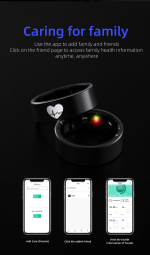 Умное кольцо с функцией Глюкометр XRide ECG Ring R30PRO