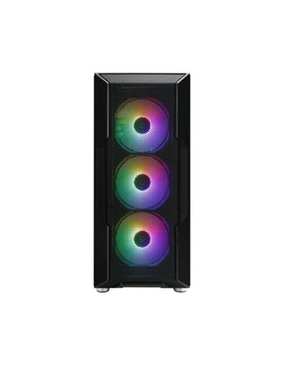 ZALMAN I3 NEO BLACK, ATX, BLACK, FRONT MESH, WINDOW, 2x3.5", 3x2.5", 1xUSB2.0, 2xUSB3.0, FRONT 3x120mm FRGB, REAR 1x120mm FRGB