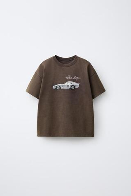 ZARA ФУТБОЛКА SHELBY®, ЦВЕТ РЖАВЧИНЫ
