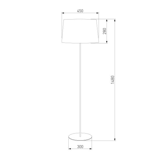 2920 / напольный светильник / Maja