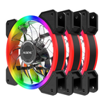 Вентилятор Alseye DR-120RRA, 120мм, 1300rpm, Molex, белый-прозрачный/RGB, 51.3CFM, 13.8дБ, антивибропрокладки (AS.04.05.0002)