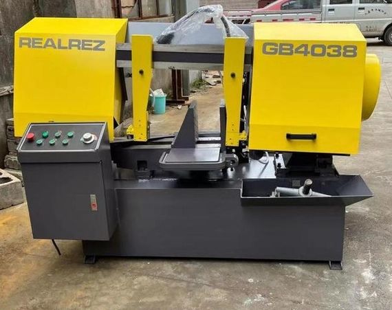 Станок ленточнопильный полуавтоматический REALREZ GB4038