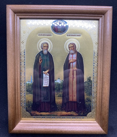 Сергий Радонежский и Серафим Саровский
