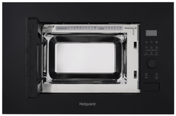 Встраиваемая микроволновая печь СВЧ Hotpoint MF20G BL H, черный