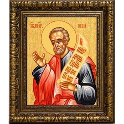 Авдий Святой Пророк. Икона на холсте.