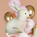 Фольгированный шар-фигура «Зайка с бантиком», сатин, 84 см