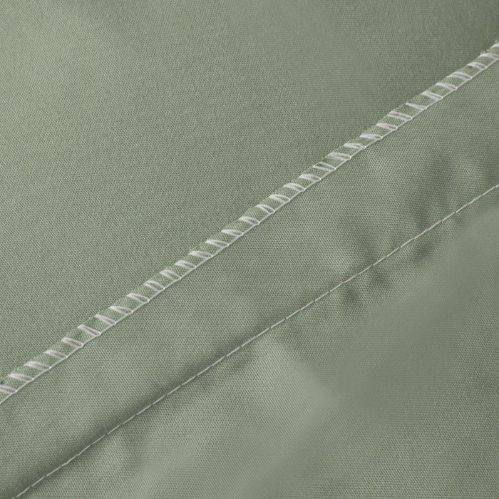 Комплект постельного белья Однотонный Сатин «Мятная свежесть»