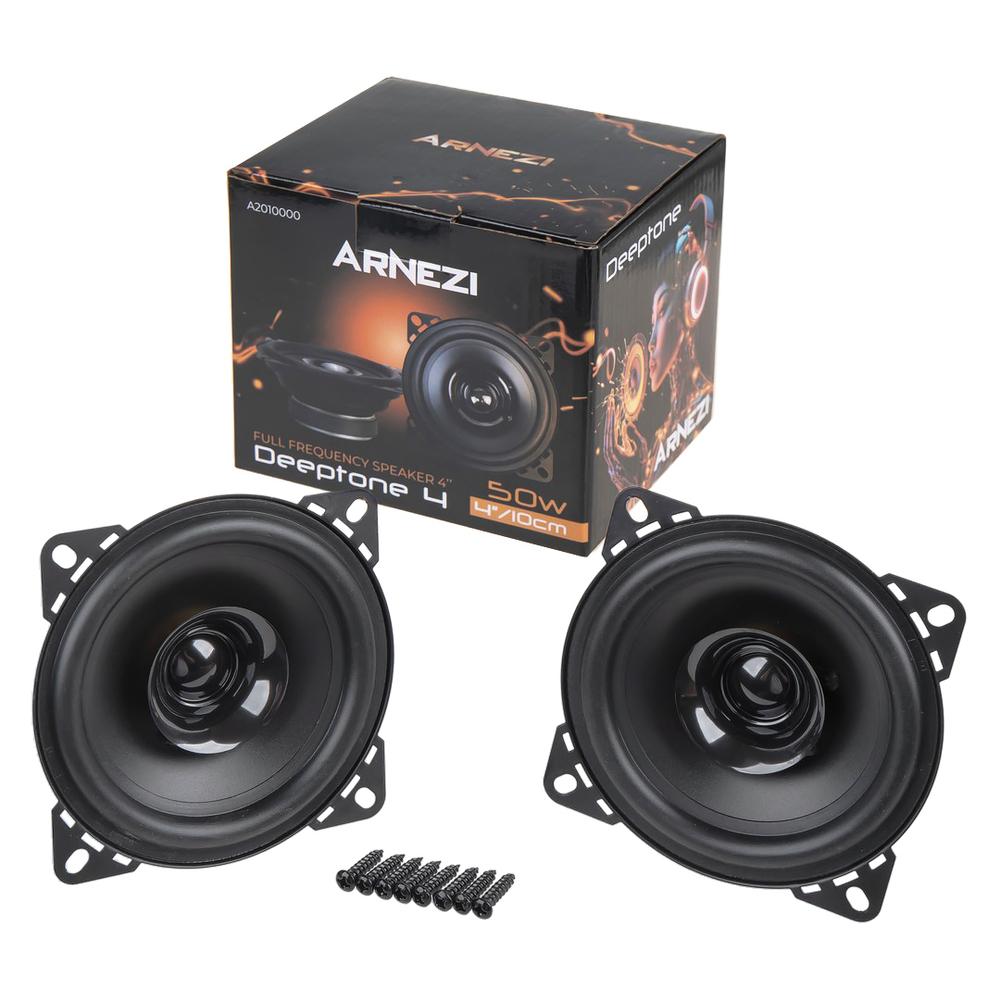 Колонки ARNEZI Deeptone 4 , 10 см широкополосные, 2шт, 10 см (4 дюйм.), Max Вт ARNEZI A2010000
