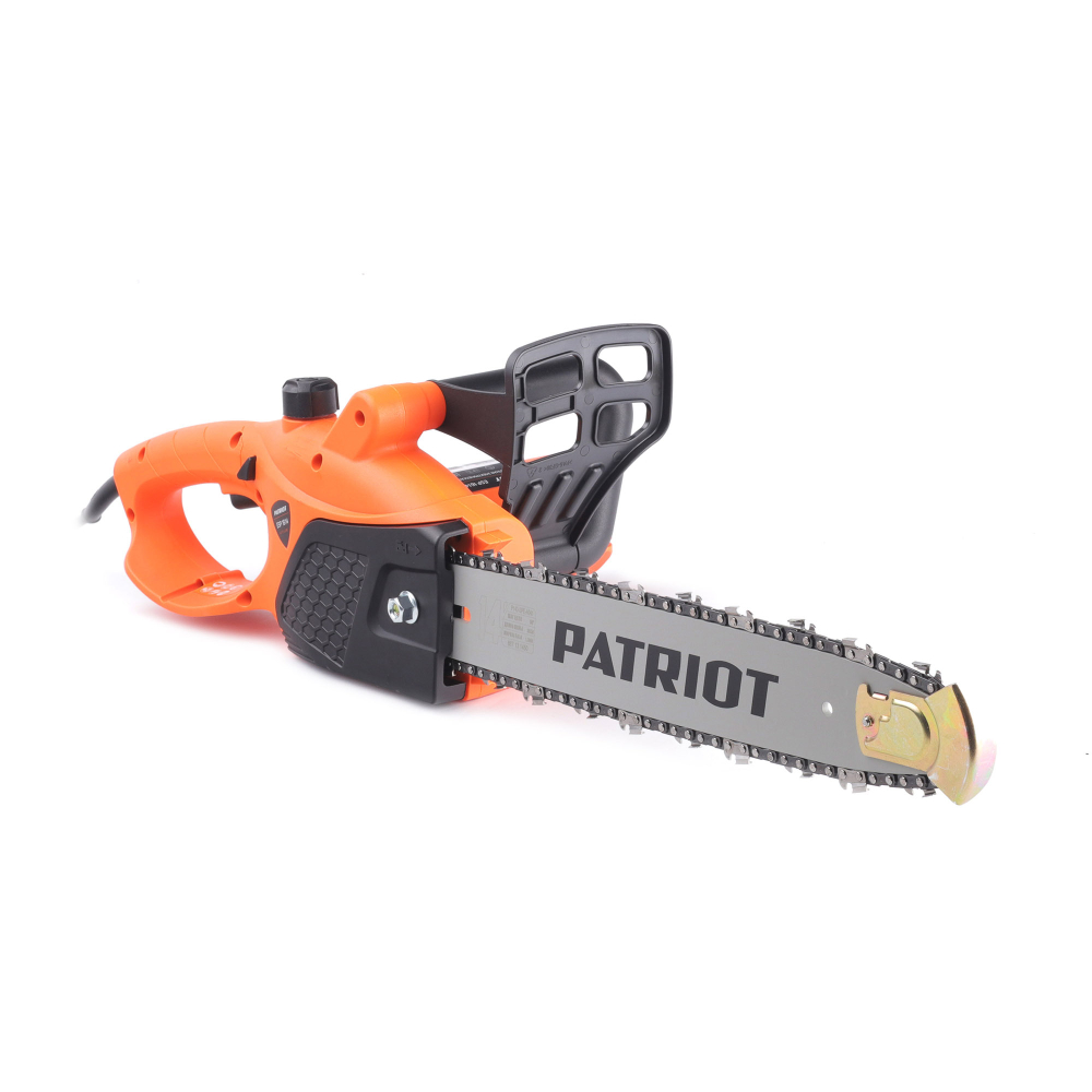 Пила цепная электрическая PATRIOT ESP 1614 1,5 кВт, шина 14"/ 35 см , поперечный двигатель, без инерц. тормоза цепи, защита от обратного удара