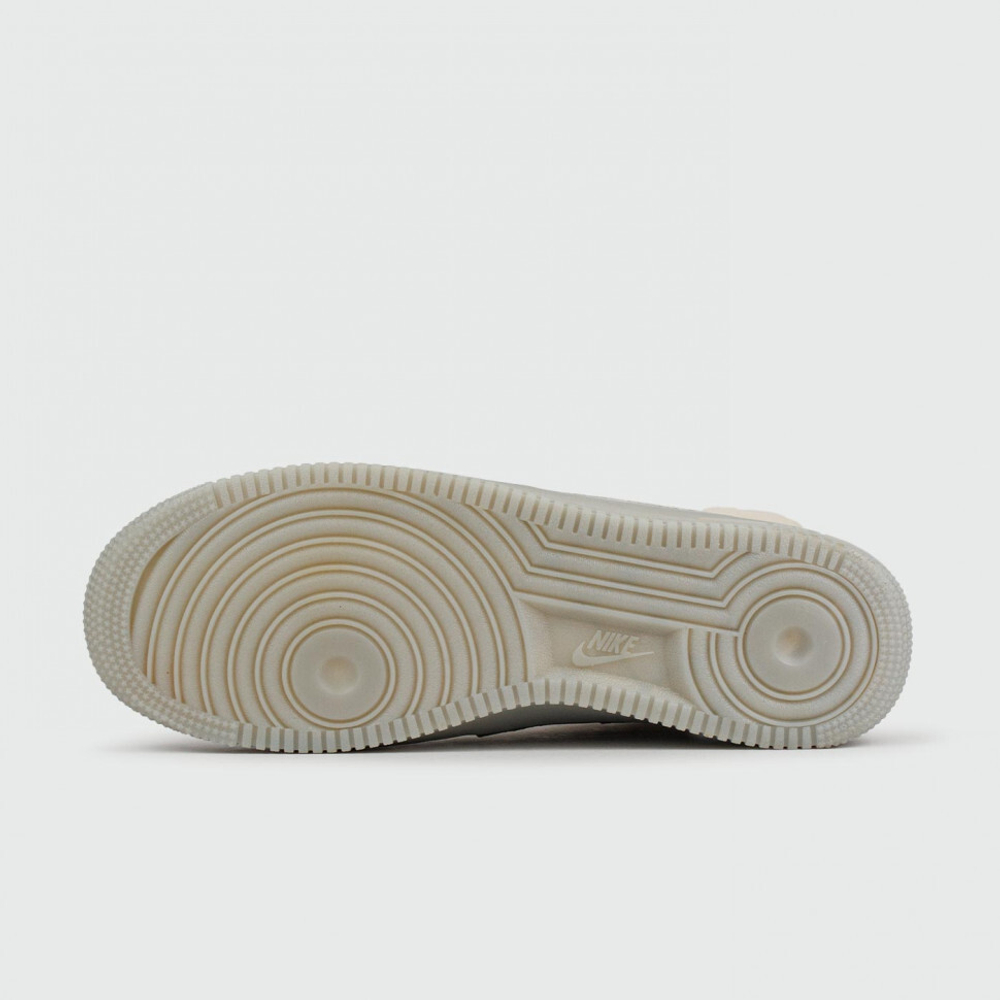 кроссовки Nike Air Force 1 Shell Beige / Grey Wmns BQ6096-002