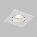 DK3071-WH Встраиваемый светильник, IP 20, 10 Вт, GU5.3, LED, белый/белый, пластик