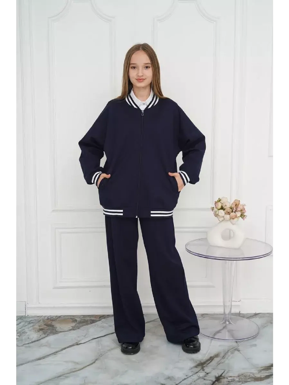 Бомбер школьный универсальный