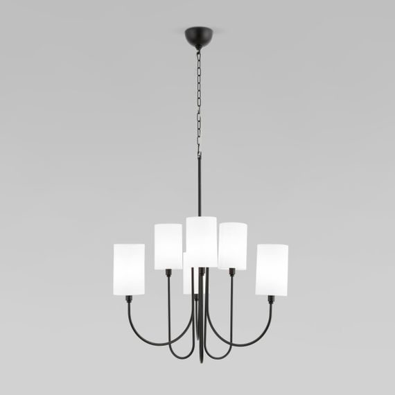 Подвесная люстра Eurosvet Abbey 60164/6 черный Smart