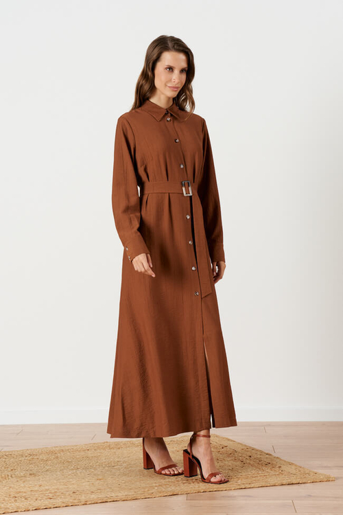 51665 Платье женское (коричневый)