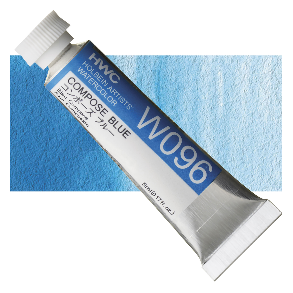 Акварель Holbein 5 мл. 096 [A] Compose Blue