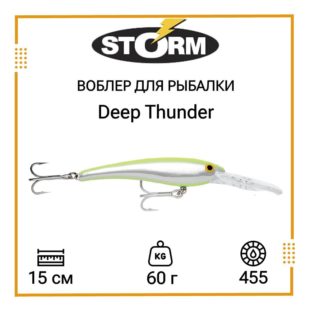 Воблер Deep Thunder 11 /456 Минноу (Minnow)