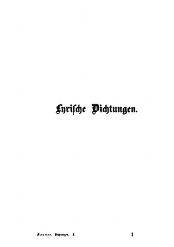 Der Dichtungen. Band 1 | Justinus Andreas Christian Kerner