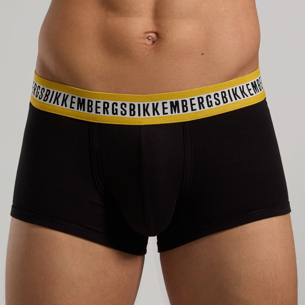 Мужские трусы хипсы мультиколор набор 3 в 1 Bikkembergs FASHION TAPE BKK1UTR08TR